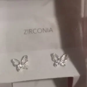 2 Pair Sterling Silver & CZ Earrings