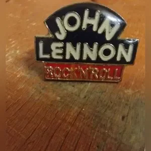 Gallery image 1 for Vintage John Lennon Rock & Roll Pin