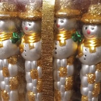 Gallery image 3 for Snowmen Icicle Ornaments, Set of 8