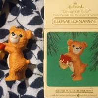 Gallery image 2 for Hallmark Cinnamon Bear Hand Painted Holiday Ornament