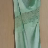 Gallery image 1 for Forever 21 Lace Trim Satin Cowl Maxi Dress, Small