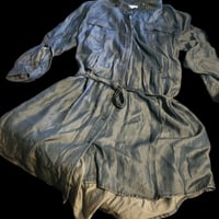 Ava & Viv Plus Size Chambray Shirtdress