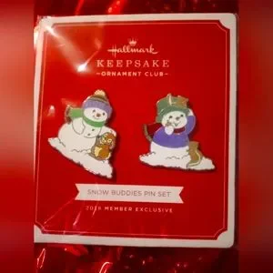 Gallery image 1 for Hallmark Keepsake Snow Buddies Pin Set