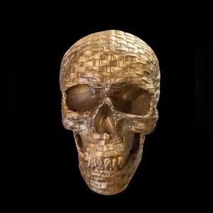 Gallery image 1 for Halloween Decor Set of 2 Decorative Skulls