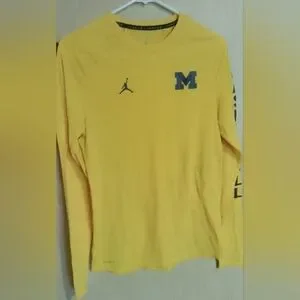 Nike Air Jordan Michigan Wolverines Basketball Shirt