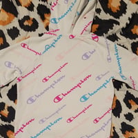 Gallery image 1 for Champion Girls Pullover Hoodie w/Logo Print