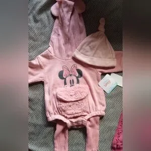 Gallery image 1 for Disney Baby Girls Clothing Bundle, 0-3 Months