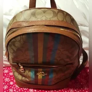 Gallery image 2 for Coach Kenley Signature Backpack w/Stripe