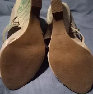 Gallery image 4 for BONIA Strappy Wedge Heels, Size 4