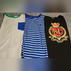 Gallery image 4 for Polo by Ralph Lauren Kids Striped Blue Shirt