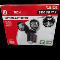 UtiliTech Security Floodlight, Motion-Activated