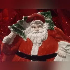 Gallery image 1 for OCI Fitz & Floyd German Santa Serving Plate