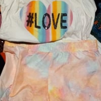 Shorts/t-shirt combo, girl's 14/16
