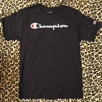 Champion Logo T-Shirt, Mens Medium