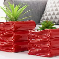 Gallery image 2 for My Gift Set of Two 5" Ceramic Indoor Plant Pots