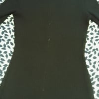 Gallery image 2 for SHEIN Little Black Zip-Up Dress