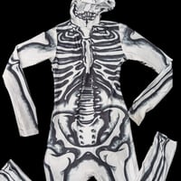 HalloweenCostumes.com Kids Full Body Skeleton Costume + Gloves