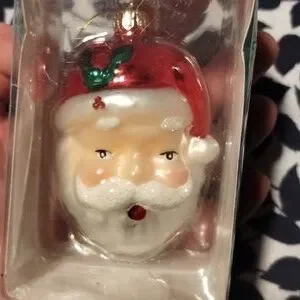 Gallery image 4 for Kurt S. Adler Medallion Collection Santa Ornament