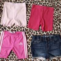 Gallery image 2 for Bundle of Babygirls Shorts, Size 18 Months
