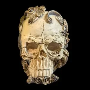 Gallery image 4 for Halloween Decor Set of 2 Decorative Skulls