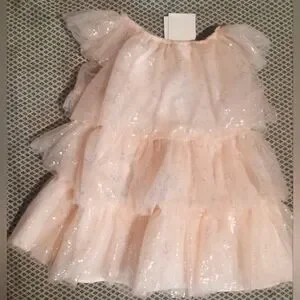 Gallery image 1 for Nordstrom Pink Lotus Tulle Dress w/Underpants