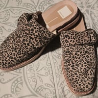 Dolce Vita Suede Cow Hair Mules, 8