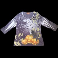 Holiday Traditions Women's Halloween Shirt. XL