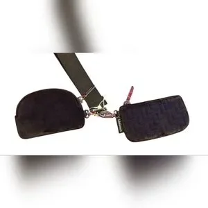 Gallery image 4 for Lululemon Dual Pouch Wristlet Black Velvet