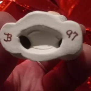 Gallery image 3 for Kissing Snowbaby Holiday Ornament