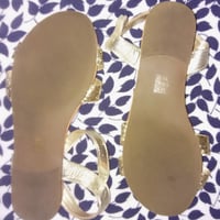 Gallery image 2 for FABKIDS Glitter Sandals, Size 5