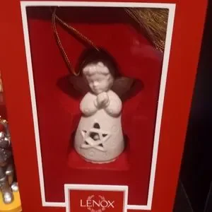 Gallery image 1 for LENOX Angel Wishes Snow Bell Ornament