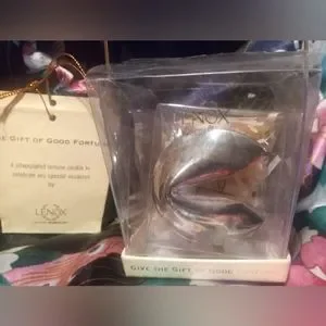LENOX Good Fortune Cookie Ornament