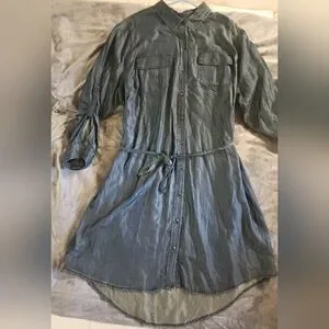 Gallery image 1 for Ava & Viv Denim Shirtdress, 1X