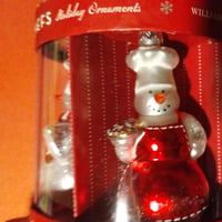 Gallery image 3 for Williams-Sonoma Snowman Chefs Holiday Ornament Set