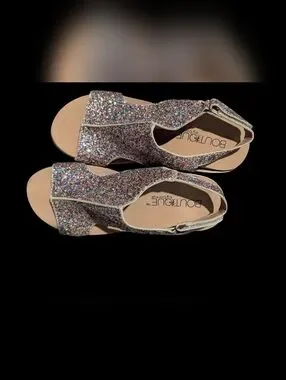 Gallery image 5 for Corkys Carley Wedge Sandal in Confetti Glitter