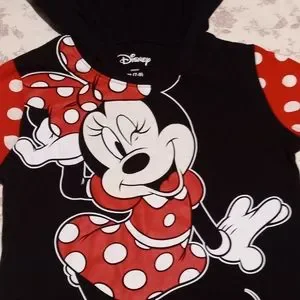 Minnie Mouse Hoodie w/Mouse Ears & Bow