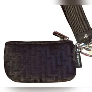 Gallery image 3 for Lululemon Dual Pouch Wristlet Black Velvet