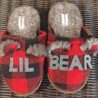 DearFoams Lil Bear Slippers, Size 13