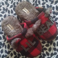 Gallery image 3 for DearFoams Lil Bear Slippers, Size 13