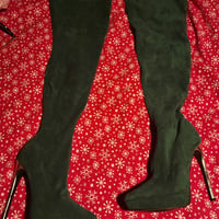 Fashion Nova Thigh High 5.5" Stiletto Heeled Boots