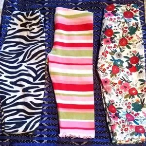 Bundle of 5 Infant Leggings, Size 6-12 Months