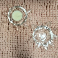 Gallery image 1 for PartyLite 2 Piece Starburst Candle Holders