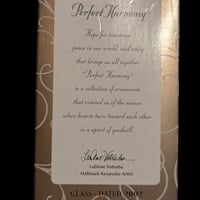 Gallery image 1 for Hallmark Keepsake Perfect Harmony Glass Christmas Tree Ornament