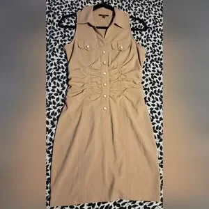 Gallery image 1 for XOXO Junior's Ruched Shirtdress