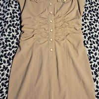 Gallery image 2 for XOXO Sleeveless Shirtdress, Jrs Medium