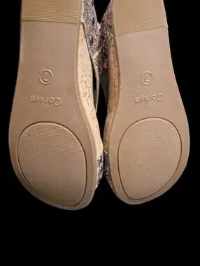 Gallery image 4 for Corkys Carley Wedge Sandal in Confetti Glitter