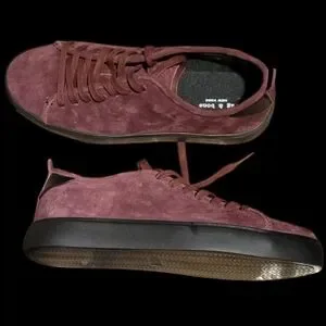 Rag & Bone Perry Suede Sneaker in Burgundy