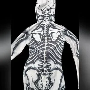 Gallery image 1 for HalloweenCostumes.com Kids Skeleton Costume+ Gloves