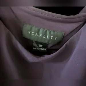 Gallery image 2 for Scarlett Asymmetrical Plus Size Dress