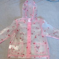 Gallery image 1 for Old Navy Girl's Rain Jacket, 12-18 Months